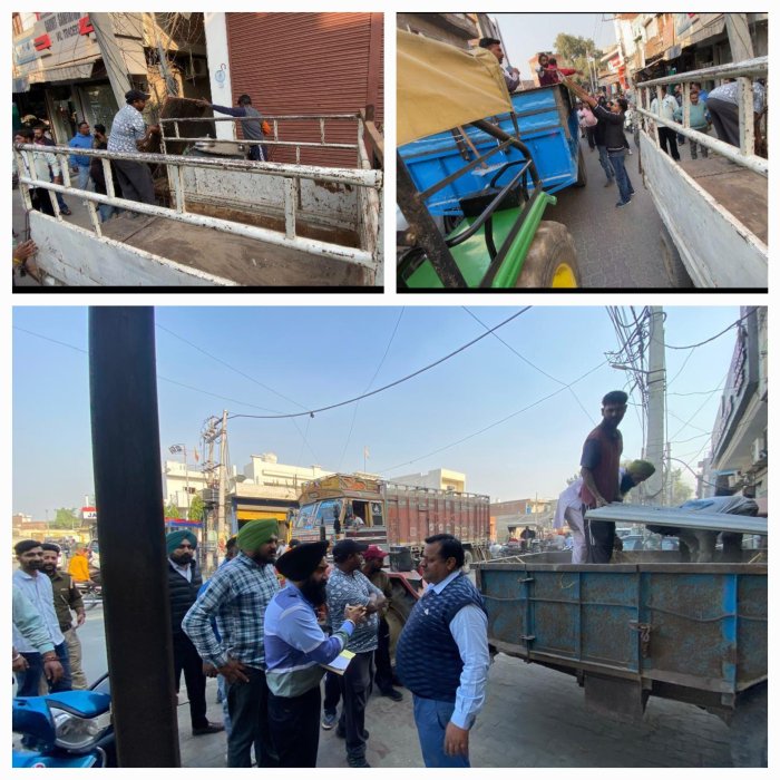 ਖਬਰ ਲੱਗਣ ਤੋ ਬਾਅਦ ਜਾਗਿਆ ਨਗਰ ਕੌਂਸਲ ਫਿਰੋਜ਼ਪੁਰ ਅਮਲਾ ਨਜਾਇਜ ਕਬਜਾਕਾਰਾਂ ਨੂੰ ਹੋਇਆ ਸਿੱਧਾ