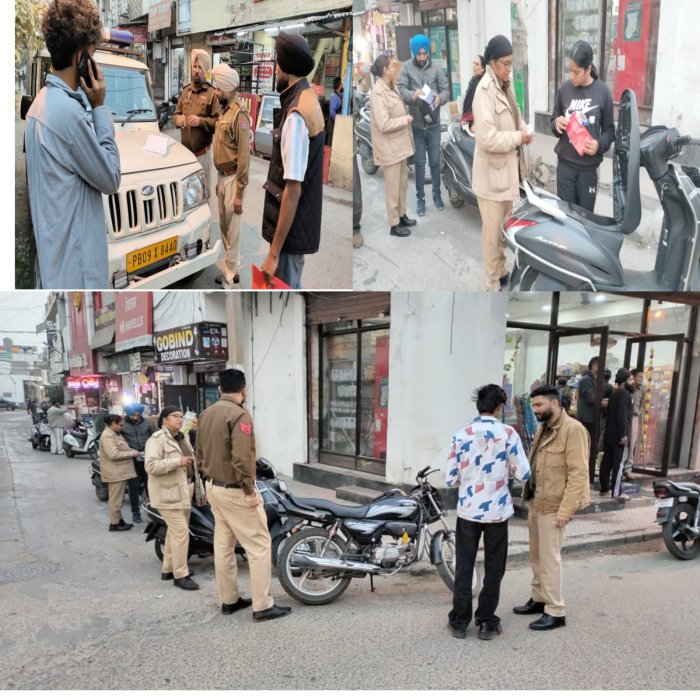 ਸਤਨਾਮਪੁਰਾ ਪੁਲਿਸ ਨੇ ਟ੍ਰੈਫਿਕ ਨਿਯਮਾਂ ਦੀ ਪਾਲਣਾ ਨਾ ਕਰਨ ਵਾਲਿਆ ਦੇ ਕੱਟੇ ਚਲਾਨ 