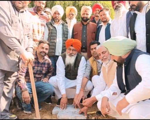 MLA Gurdit Singh Sekhon Lays Foundation Stone for ₹73.55 Lakh Cycling Track