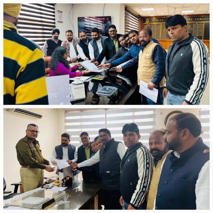 ਕ੍ਰਿਸਮਸ ਦੇ ਸੰਬੰਧ ਚ 21 ਦਸੰਬਰ ਨੂੰ ਨਿਕਲਣ ਵਾਲੀ ਸ਼ੋਭਾ ਯਾਤਰਾ ਲਈ ਸੁਰੱਖਿਆ ਦੇ ਮੱਦੇਨਜ਼ਰ ਨਜਰ ਡੀ ਸੀ ਤੇ ਐਸ ਐਸ ਪੀ ਨੂੰ ਦਿੱਤਾ ਮੰਗ ਪੱਤਰ