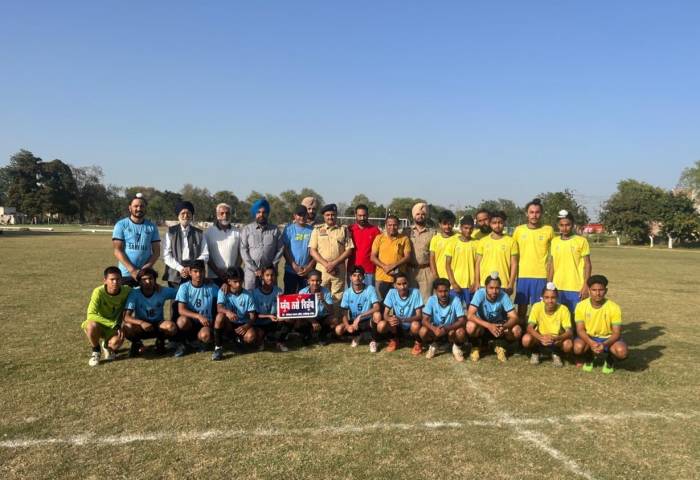 ਯੁੱਧ ਨਸ਼ਿਆਂ ਵਿਰੁੱਧ ਮੁਹਿਮ ਤਹਿਤ ਆਈ.ਟੀ.ਆਈ ਵਿਖੇ ਫੁੱਟਬਾਲ ਦਾ ਲੀਗ ਮੈਚ ਕਰਵਾਇਆ