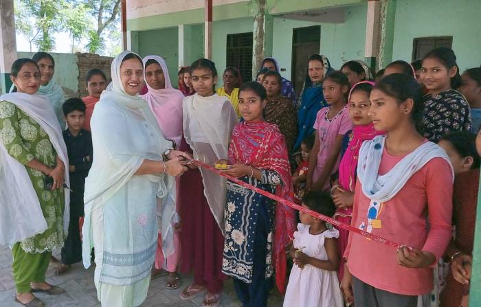 ਮਾਤਾ ਭਾਗ ਕੌਰ ਸੇਵਾ ਸੋਸਾਇਟੀ ਨੇ ਪਿੰਡ ਕੋਟਲੀ ਅਬਲੂ ਵਿਖੇ ਦੂਜਾ ਸਿਲਾਈ ਕਢਾਈ ਸੈਂਟਰ ਖੋਲਿਆ