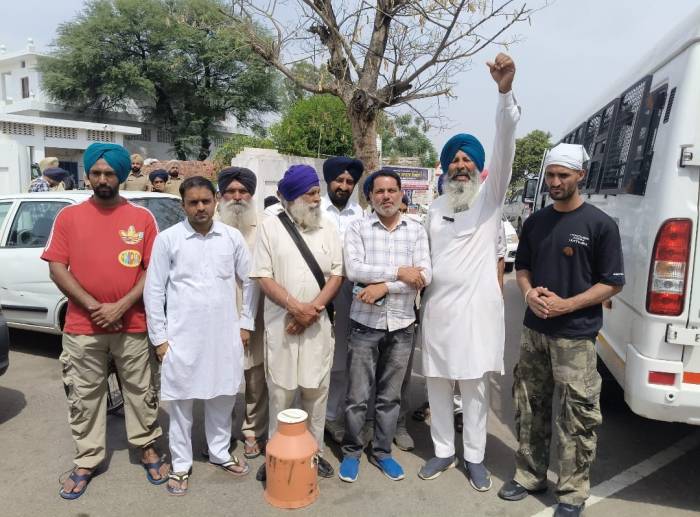 ਗੁਰਦੁਆਰਾ ਨਥਾਣਾ ਸਾਹਿਬ ਵਿਖੇ ਹੋਈ ਕਿਸਾਨਾ ਦੀ ਮੀਟਿੰਗ, ਚੱਪੇ ਚੱਪੇ ਤੇ ਪੁਲਿਸ ਕੀਤੀ ਤਾਇਨਾਤ