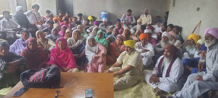 ਚੰਦਭਾਨ ਜਬਰ ਵਿਰੋਧੀ ਐਕਸ਼ਨ ਕਮੇਟੀ ਵੱਲੋਂ 3 ਅਪ੍ਰੈਲ ਨੂੰ ਐਸ.ਐਸ.ਪੀ. ਦਫ਼ਤਰ ਅੱਗੇ ਧਰਨਾ ਨੂੰ ਲੈਕੇ ਪਿੰਡਾਂ ਵਿਚ ਮੀਟਿੰਗਾਂ