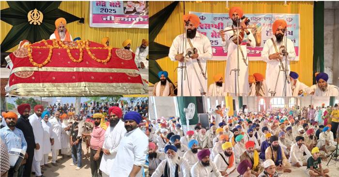 ਗੁਰਦੁਆਰਾ ਭਗਤ ਜੱਲਣ ਦਾਸ ਜੀ ਨੋਸ਼ਹਿਰਾ ਢਾਲਾ ਵਿਖੇ ਪਹਿਲੇ ਦਿਨ ਧਾਰਮਿਕ ਦੀਵਾਨ ਸਜਾਏ ਗਏ