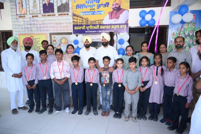 MLA of Gidderbaha Launches Work Under ‘Punjab Education Revolution’ Campaign in Villages Bharu and Madheer