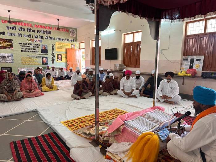 ਸਕੂਲ ਆਫ਼ ਐਮੀਨੈਂਸ ਰਾਮਸਰਾ ਵਿਖੇ ਸੁਖਮਨੀ ਸਾਹਿਬ ਜੀ ਦੇ ਪਾਠ ਨਾਲ ਨਵੇਂ ਵਿਦਿਅਕ ਵਰ੍ਹੇ ਦੀ ਸ਼ੁਰੂਆਤ