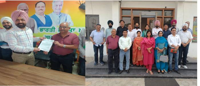 ਫਗਵਾੜਾ ਦੇ ਸਮਾਜ ਸੇਵਕ ਰਮਨ ਨਹਿਰਾ ਨੂੰ ਪੰਜਾਬ ਭਾਜਪਾ ਐਨਜੀਓ ਸੈੱਲ ਨੇ ਸਟੇਟ ਸੈੱਲ ਕਾਰਜਕਾਰੀ ਮੈਂਬਰ ਨਿਯੁਕਤ ਕੀਤਾ