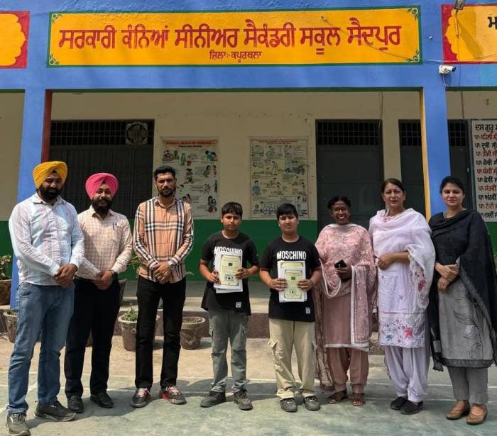 ਸਰਕਾਰੀ ਸੀਨੀਅਰ ਸੈਕੰਡਰੀ ਸਮਾਰਟ ਸਕੂਲ ਸੈਦਪੁਰ ਬੱਚਿਆਂ ਤੇ ਮਾਪਿਆਂ ਦੀ ਬਣਿਆ ਪਹਿਲੀ ਪਸੰਦ