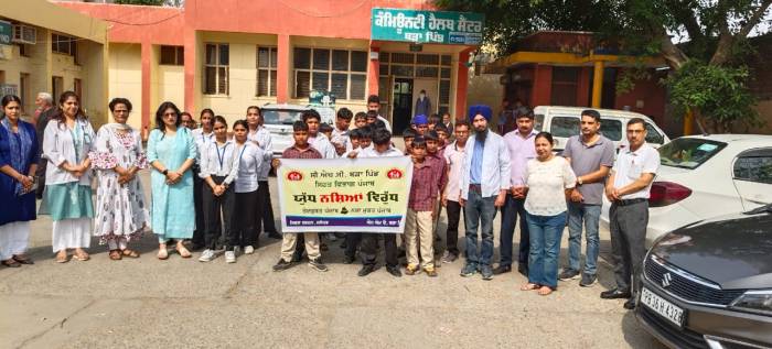 ਕੰਮਿਊਨਿਟੀ ਹੈਲਥ ਸੈਂਟਰ ਵੱਲੋਂ ਨਸ਼ਾ ਮੁਕਤ ਪੰਜਾਬ ਲਈ ਰੈਲੀ ਦਾ ਆਯੋਜਨ