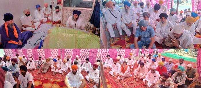 ਆੜਤੀ ਬਗੀਚਾ ਸਿੰਘ ਲਹੀਆ ਨੇ ਖੇਤੀਬਾੜੀ ਸਟੋਰ ਦੇ ਕਾਰੋਬਾਰ ਲਈ ਸੁਖਮਣੀ ਸਾਹਿਬ ਦਾ ਪਾਠ ਕਰਵਾਇਆ