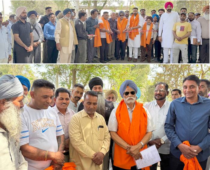 ਜੋਗਿੰਦਰ ਸਿੰਘ ਮਾਨ ਨੇ ਸ਼ੁਰੂ ਕਰਵਾਇਆ 5 ਕਿਲੋਮੀਟਰ ਲੰਮੀ ਚੱਕ ਪ੍ਰੇਮਾ-ਘੁੰਮਣਾਂ ਰੋਡ ਦੀ ਉਸਾਰੀ ਦਾ ਕੰਮ