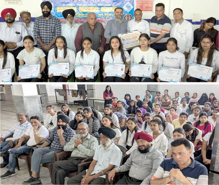 ਸਰਬ ਨੌਜਵਾਨ ਸਭਾ ਨੇ ਵੋਕੇਸ਼ਨਲ ਸੈਂਟਰ ‘ਚ ਕਰਵਾਇਆ ਸਰਟੀਫਿਕੇਟ ਵੰਡ ਸਮਾਗਮ