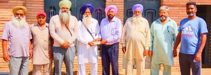 NRI Donates ₹1.60 Lakh for Ongoing Sewerage Work in Village Lakhpur