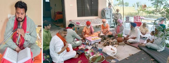ਅੰਗੀਠਾ ਸਾਹਿਬ ਪਿੰਡ ਲੱਖਪੁਰ ਵਿਖੇ ਕਰਵਾਇਆ ਸਲਾਨਾ ਭੰਡਾਰਾ