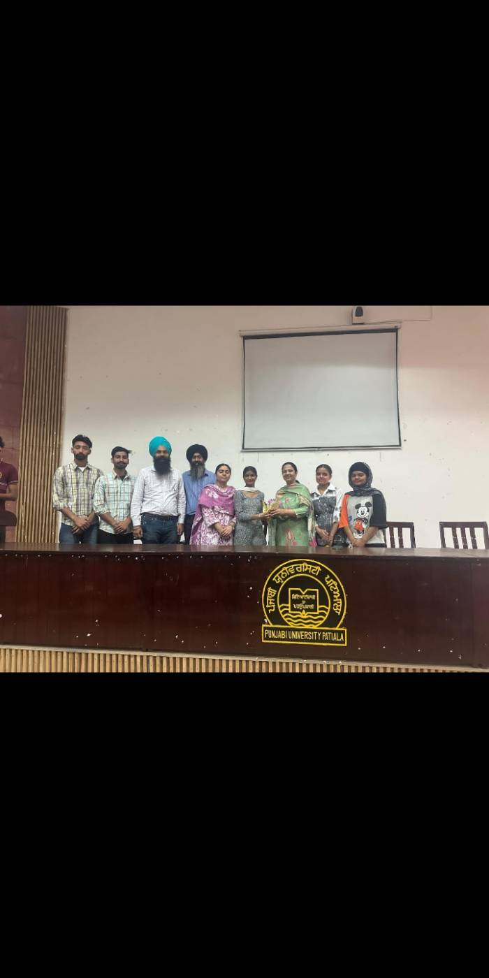 ਪੰਜਾਬੀ ਯੂਨੀਵਰਸਿਟੀ ਵਿਖੇ ਨਸ਼ੀਲੇ ਪਦਾਰਥਾਂ ਦੀ ਵਰਤੋਂ ਵਿਰੁੱਧ ਭਾਸ਼ਣ ਕਰਵਾਇਆ