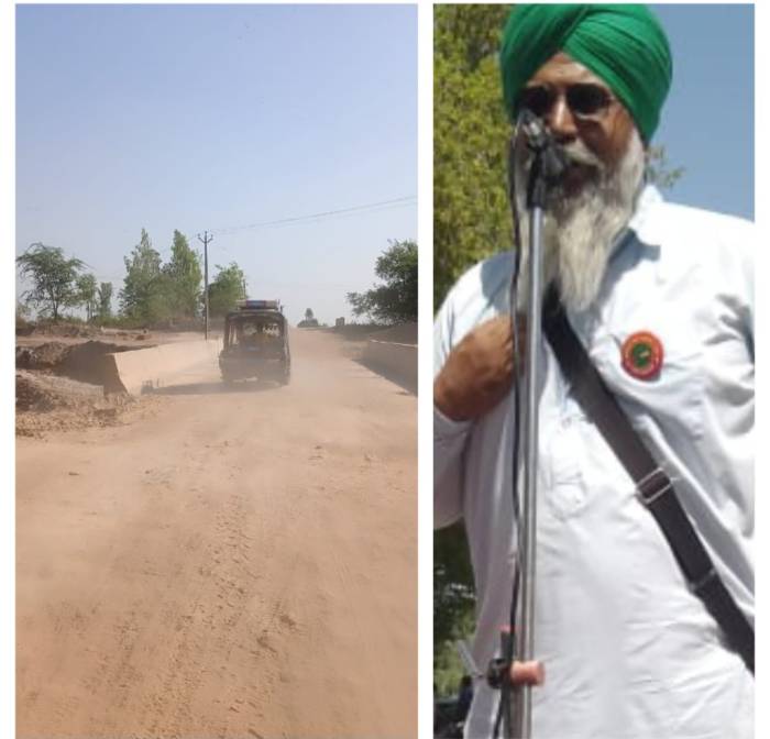 ਹਲਕਾ ਵਿਧਾਇਕ ਬਾਘਾ ਪੁਰਾਣਾ ਸਾਨੂੰ ਨਵੀ ਸੜਕ ਤਾਂ ਨਹੀਂ ਦੇ ਸਕੇ ਪੁਰਾਣੀ ਸੜਕ ਦੀ ਰਿਪੇਅਰ ਕਰਾ ਦਿਉ