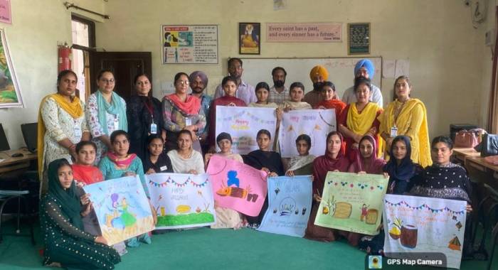 ਵਿਸਾਖੀ ਤੇ ਖਾਲਸਾ ਸਾਜਨਾ ਦਿਵਸ ਮਾਤਾ ਸੁੰਦਰੀ ਕਾਲਜ ਢੱਡੇ ਵਿਖੇ ਧੂਮ ਧਾਮ ਨਾਲ ਮਨਾਇਆ