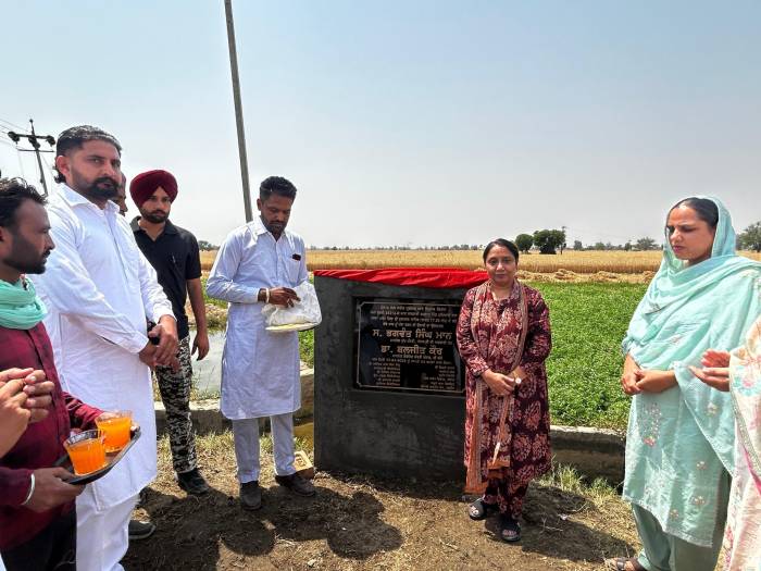 ਕੈਬਨਿਟ ਮੰਤਰੀ ਨੇ ਲੱਗਭਗ 3.08 ਕਰੋੜ ਰੁਪਏ ਦੀ ਲਾਗਤ ਨਾਲ ਮੁੜ ਤਿਆਰ ਹੋਣ ਵਾਲੇ ਪੱਕੇ ਖਾਲਿਆਂ ਦਾ ਕੀਤਾ ਉਦਘਾਟਨ