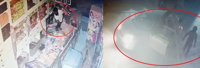 ਸਵਿਫਟ ਕਾਰ ਸਵਾਰ ਵਿਅਕਤੀਆਂ ਨੇ ਕਰਿਆਨਾ ਦੁਕਾਨ ਨੂੰ ਬਣਾਇਆ ਨਿਸ਼ਾਨਾ