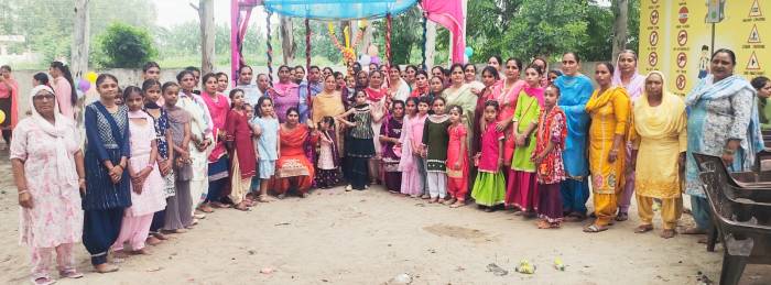 ਪਿੰਡ ਬੁਰਜ ਕੱਚਾ ਵਿਖੇ ਤੀਆਂ ਦਾ ਤਿਉਹਾਰ ਧੂਮ ਧਾਮ ਨਾਲ ਮਨਾਇਆ ਗਿਆ 