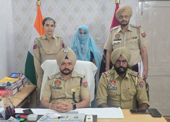 ਔਰਤ ਨੂੰ 255 ਗ੍ਰਾਮ ਹੈਰੋਇਨ ਸਮੇਤ ਕੀਤਾ ਕਾਬੂ