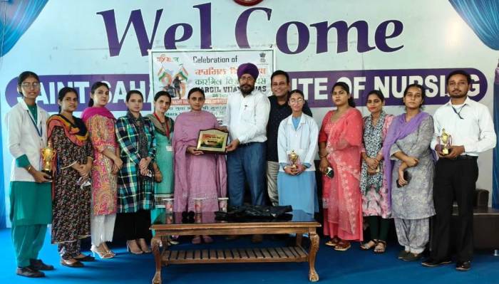 ਸੈਂਟ ਸਹਾਰਾ ਨਰਸਿੰਗ ਕਾਲਜ ਵਿਖੇ ਮਨਾਇਆ ਗਿਆ 26ਵਾਂ ਕਾਰਗਿੱਲ ਵਿਜੈ ਦਿਵਸ