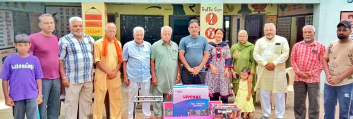 ਗ੍ਰਾਮ ਪੰਚਾਇਤ ਵਜੀਦੋਵਾਲ ਨੇ ਸਰਕਾਰੀ ਪ੍ਰਾਇਮਰੀ ਸਕੂਲ ਨੂੰ ਭੇਂਟ ਕੀਤੇ ਇਨਵਰਟਰ ਤੇ ਬੈਟਰੀ