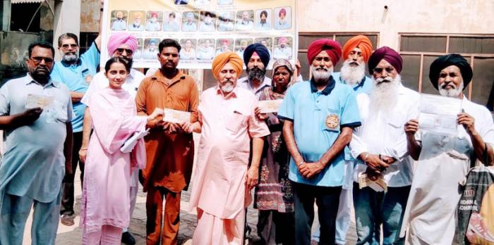 ਟਰੱਸਟ ਨੇ ਲੋੜਵੰਦ ਮਰੀਜ਼ਾਂ ਨੂੰ ਦਵਾਈਆਂ ਖਰੀਦਣ ਲਈ ਦਿੱਤੀ ਵਿੱਤੀ ਸਹਾਇਤਾ