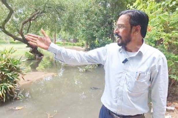 ਗੁਰੂ ਗੋਬਿੰਦ ਸਿੰਘ ਪਾਰਕ ’ਚ ਭਰਿਆ ਸੀਵਰੇਜ਼ ਦਾ ਗੰਦਾ ਪਾਣੀ