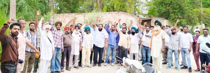 ਐਕਸੀਅਨ ਦੇ ਖਿਲਾਫ਼ ਪੀਐਸਈਬੀ ਇੰਪਲਾਈਜ਼ ਫੈਡਰੇਸ਼ਨ ਨੇ ਕੀਤੀ ਰੋਸ ਰੈਲੀ