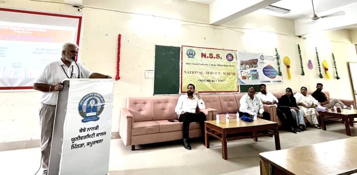 ਬੇਬੇ ਨਾਨਕੀ ਯੂਨੀਵਰਸਿਟੀ ਕਾਲਜ ਮਿੱਠੜਾ ਵਿੱਚ ਐਂਟੀ ਰੈਗਿੰਗ ਹਫ਼ਤਾ ਮਨਾਇਆ ਗਿਆ*