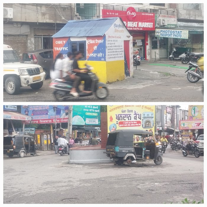 ਊਧਮ ਸਿੰਘ ਚੋਕ ਤੇ ਕਰੋੜਾ ਰੁਪਏ ਲਗਾ ਕਿ ਨਵੀਨੀਕਰਨ ਦੀ ਦਿੱਖ ਖਰਾਬ ਕਰਨ ਲਈ ਦੁਕਾਨਦਾਰਾਂ ਵਲੋ ਨਿਭਾਈ ਜਾ ਰਹੀ ਹੈ ਆਪਣੀ ਅਹਿਮ ਭੂਮਿਕਾ।