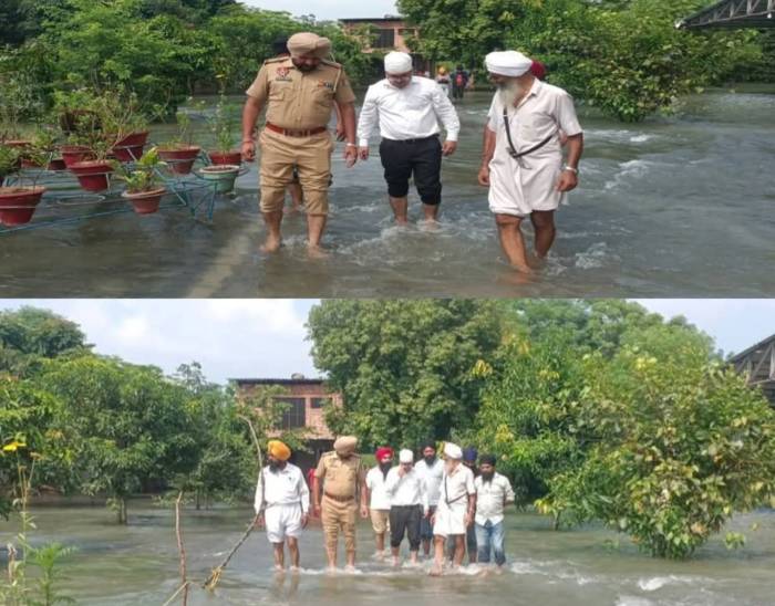 ਐਸ.ਡੀ.ਐਮ ਵੱਲੋਂ ਸਤਲੁਜ ਦਰਿਆ ਦੇ ਕੰਢੇ ਵਸੇ ਪਿੰਡਾਂ ਦਾ ਦੌਰਾ ਕਰਕੇ ਸੰਭਾਵੀ ਹੜ੍ਹ ਪ੍ਰਭਾਵਿਤ ਖੇਤਰਾਂ ਦਾ ਲਿਆ ਜਾਇਜ਼ਾ