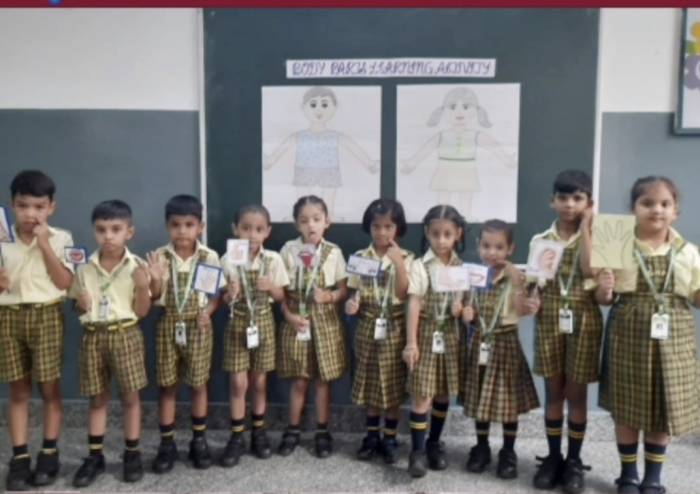  ਗੁਰੂ ਹਰਕ੍ਰਿਸ਼ਨ ਪਬਲਿਕ ਸਕੂਲ ਚ ਬਾਡੀ ਪਾਰਟ ਲਰਨਿੰਗ ਐਕਟੀਵਿਟੀ