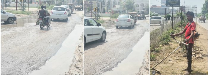 ਸੀਵਰੇਜ ਦੀ ਲਗਾਤਾਰ ਲੀਕੇਜ ਨਾਲ ਡਾ: ਕੇਹਰ ਸਿੰਘ ਬਾਈਪਾਸ ਮਾਰਗ ਦੀ ਟੁੱਟ ਰਹੀ ਸੜਕ