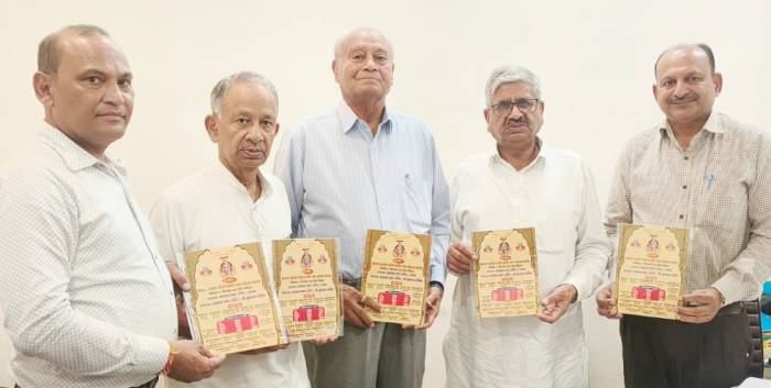 ਪੰਜਾਬ ਪ੍ਰਧਾਨ ਸਰੂਪ ਚੰਦ ਸਿੰਗਲਾ ਵੱਲੋਂ ਰਾਜ ਪੱਧਰੀ ‘ਮਹਾਰਾਜਾ ਅਗਰਸੈਨ ਜਯੰਤੀ’ ਸਮਾਰੋਹ ਦਾ ਕਾਰਡ ਰਿਲੀਜ਼