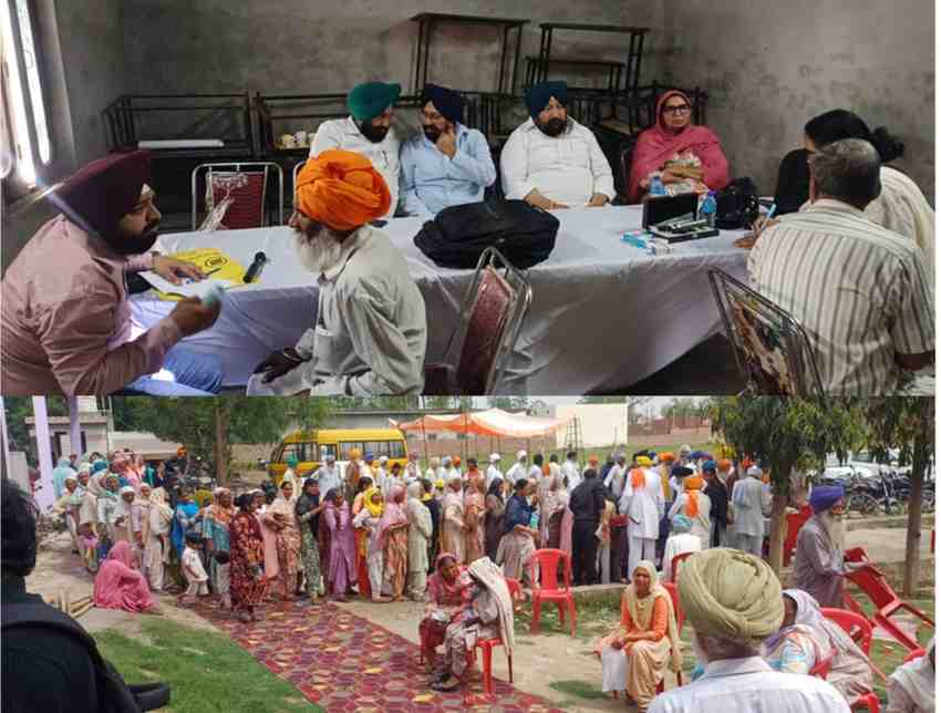 ਕਰਨਬੀਰ ਸਿੰਘ ਬੁਰਜ ਵੱਲੋਂ ਗੰਡੀਵਿੰਡ ਵਿਖੇ ਲਗਾਇਆ ਅੱਖਾਂ ਦਾ ਮੈਡੀਕਲ ਕੈਂਪ 