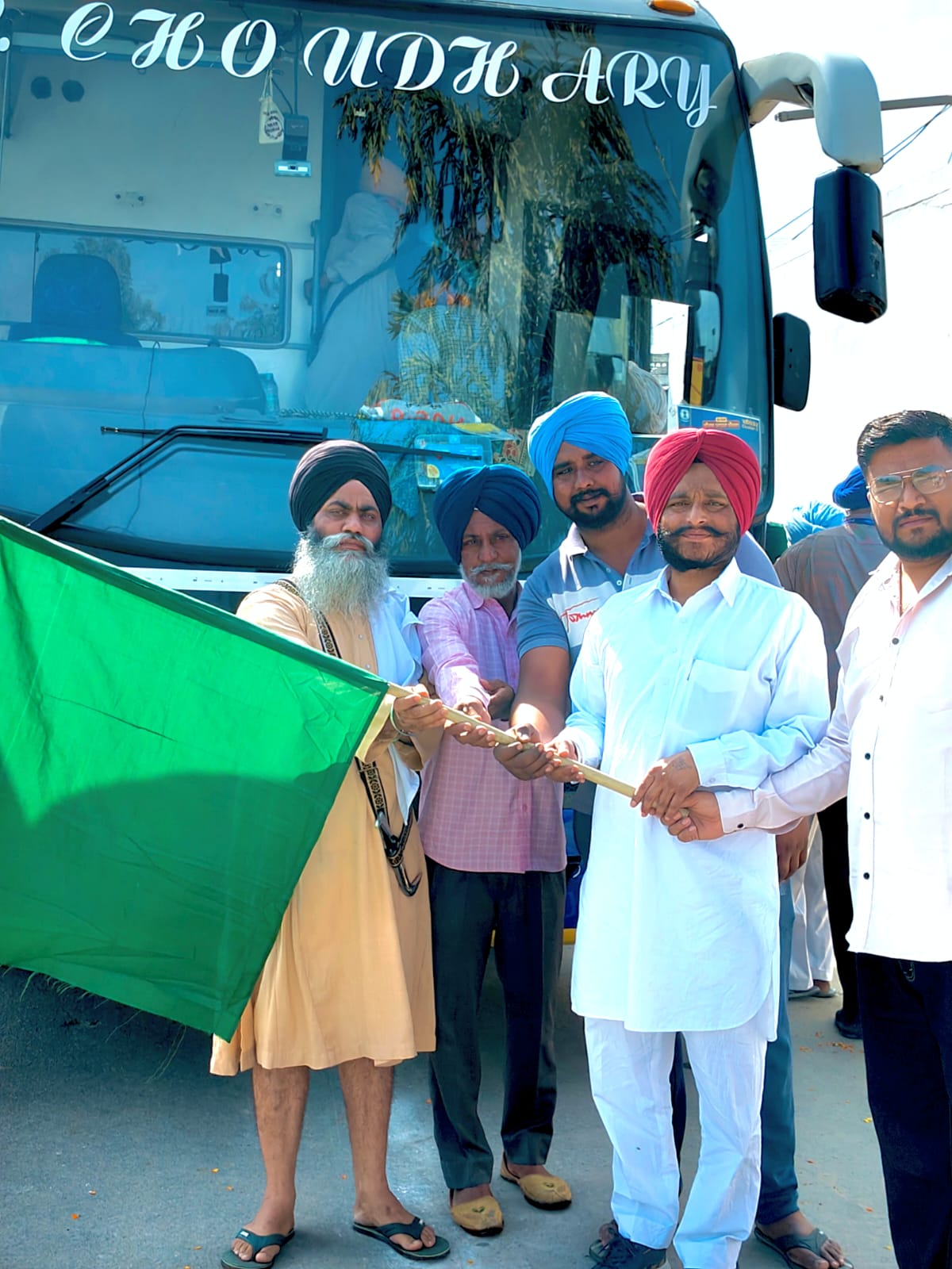 ਮੁੱਖ ਮੰਤਰੀ ਤੀਰਥ ਯਾਤਰਾ ਯੋਜਨਾ ਤਹਿਤ ਜਥਾ ਰਵਾਨਾ 