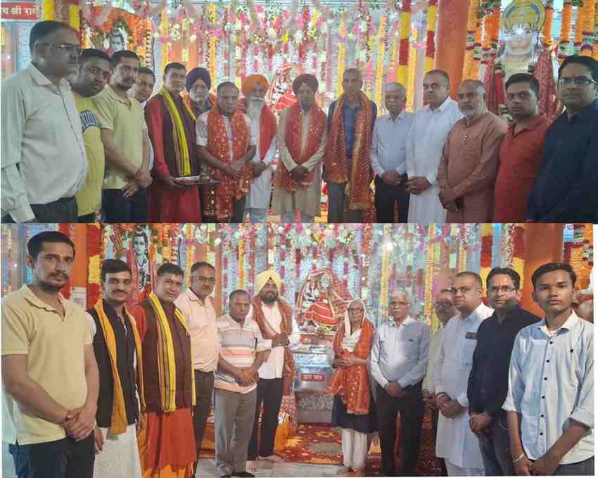 ਪ੍ਰਾਚੀਨ ਸ਼੍ਰੀ ਰਾਮ ਮੰਦਰ ‘ਚ ਰਾਮ ਨੌਮੀ ਦਾ ਤਿਉਹਾਰ ਧੂਮਧਾਮ ਨਾਲ ਮਨਾਇਆ 