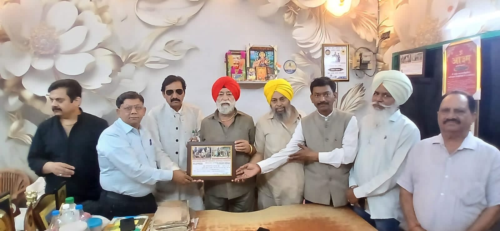 ਅਮਰ ਸ਼ਹੀਦ ਬਾਬਾ ਮੋਤੀ ਰਾਮ ਮਹਿਰਾ ਚੈਰੀਟੇਬਲ ਫਾਊਡੇਸ਼ਨ ਵਲੋ ਰਜਿੰਦਰ ਸਿੰਘ ਮਰਵਾਹਾ ਸਨਮਾਨਿਤ  