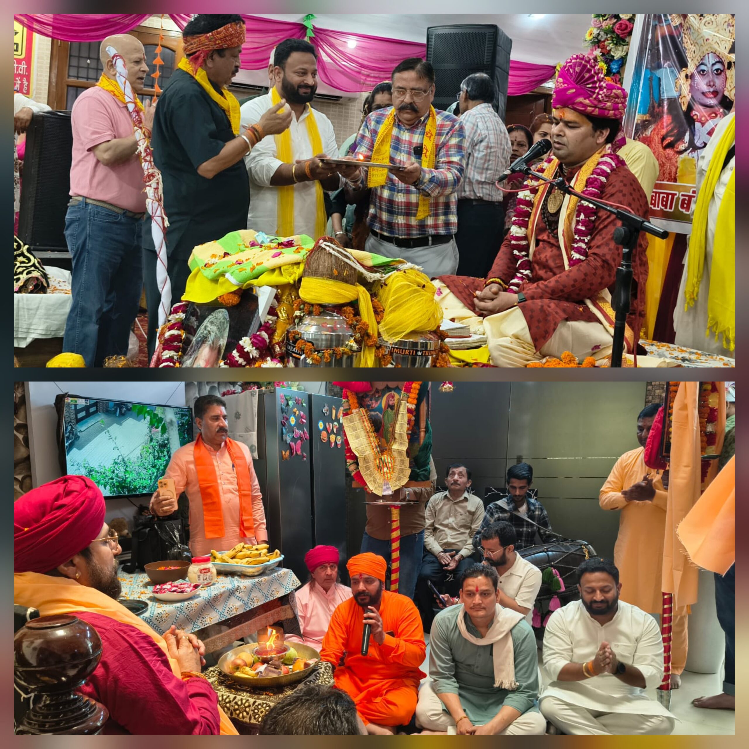 ਫਿਰੋਜ਼ਪੁਰ ਸ਼ਹਿਰ-ਛਾਉਣੀ ਦੇ ਵੱਖ-ਵੱਖ ਧਾਰਮਿਕ ਸਮਾਗਮਾਂ ਵਿੱਚ ਭਾਜਪਾ ਆਗੂ ਦੀਪਕ ਸ਼ਰਮਾ ਨੇ ਲਗਵਾਈ ਆਪਣੀ ਹਾਜ਼ਰੀ।