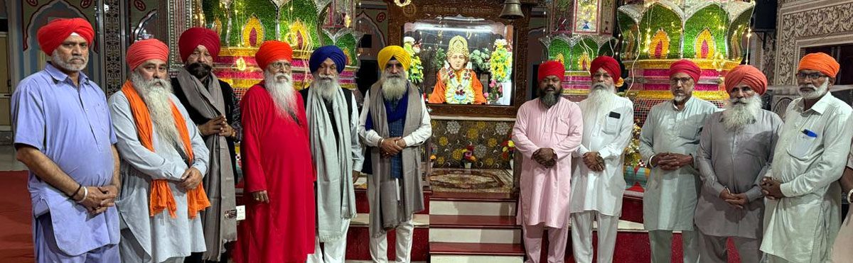 ਸ਼੍ਰੀ ਗੁਰੂ ਰਵਿਦਾਸ ਤੀਰਥ ਅਸਥਾਨ ਸਚਖੰਡ ਪੰਡਵਾ ਵਿਖੇ ਸਾਥੀਆਂ ਸਮੇਤ ਨਤਮਸਤਕ ਹੋਏ ਜੱਥੇਦਾਰ ਸਰੂਪ ਸਿੰਘ ਖਲਵਾੜਾ