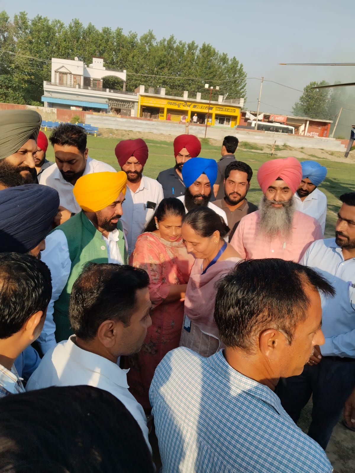 ਚਨੌਲੀ ਦੀ ਪੰਚਾਇਤ ਨੇ ਮੁੱਖ ਮੰਤਰੀ ਸਰਦਾਰ ਭਗਵੰਨ ਸਿੰਘ ਮਾਨ ਦਾ ਕੀਤਾ ਭਰਮਾ  ਸਵਾਗਤ 