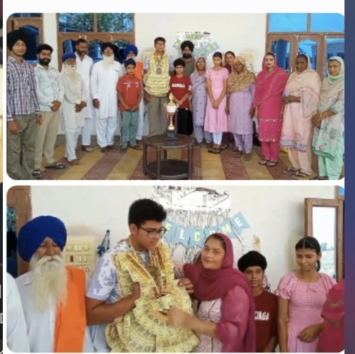 ਸਰਹੱਦੀ ਪਿੰਡ ਲਾਖਨਾ ਦੇ ਨੌਜਵਾਨ ਖਿਡਾਰੀ ਗੁਰਤਾਜ ਸਿੰਘ ਪੰਨੂੰ ਨੇ ਨੈਂਸਨਲ ਕਿੱਕਬਾਕਸਿੰਗ ਚੈਂਪੀਅਨ ਚ ਗੋਲਡ ਮੈਡਲ ਜਿੱਤ ਕੇ ਇਲਾਕੇ ਦਾ ਨਾਮ ਰੋਸ਼ਨ ਕੀਤਾ