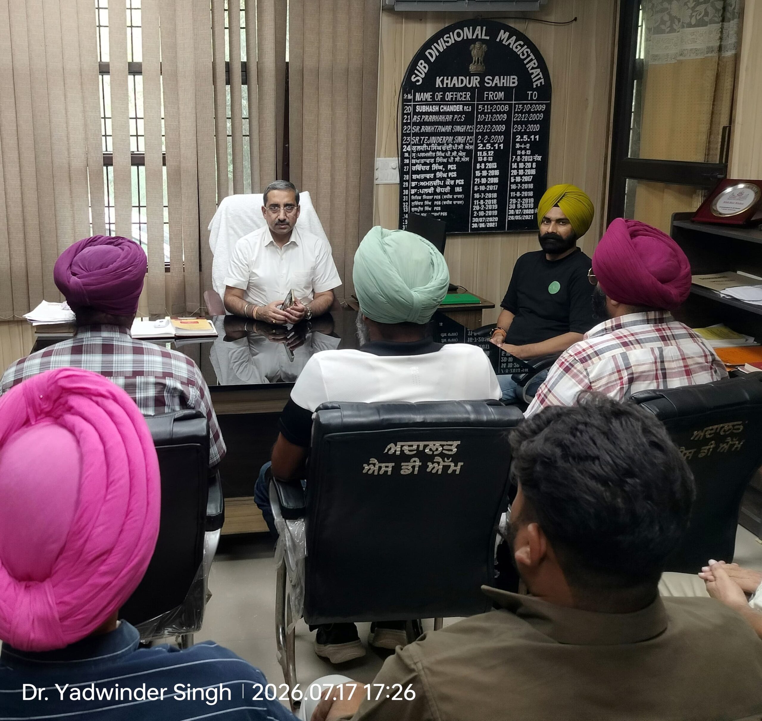 ਵੋਟਰ ਸੂਚੀਆਂ ਦੀ ਸੁਧਾਈ ਲਈ 19 ਜੁਲਾਈ ਨੂੰ ਲੱਗਣਗੇ ਵਿਸ਼ੇਸ਼ ਕੈਂਪ: ਐੱਸ.ਡੀ.ਐੱਮ. ਸਵੇਰੇ 8 ਤੋਂ ਦੁਪਹਿਰ 2 ਵਜੇ ਤੱਕ ਪੋਲਿੰਗ ਬੂਥਾਂ ’ਤੇ ਮੌਜੂਦ ਰਹਿਣਗੇ ਬੀ.ਐੱਲ.ਓ. ਯੋਗ ਵੋਟਰਾਂ ਨੂੰ ਵੱਧ ਤੋਂ ਵੱਧ ਭਾਗੀਦਾਰੀ ਯਕੀਨੀ ਬਣਾਉਣ ਦੀ ਅਪੀਲ