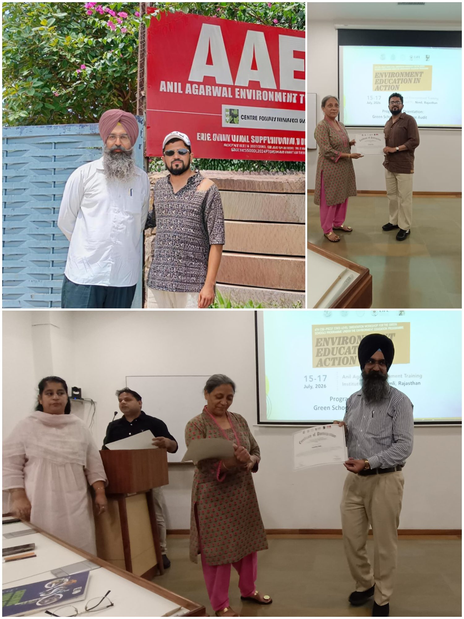 ਫ਼ਾਜ਼ਿਲਕਾ ਦੇ ਸਾਇੰਸ ਅਧਿਆਪਕਾਂ ਵੱਲੋਂ ਅਲਵਰ, ਰਾਜਸਥਾਨ ਵਿਖੇ ਵਾਤਾਵਰਣ ਸਿੱਖਿਆ ਸੰਸਥਾਨ ਦਾ ਦੌਰਾ