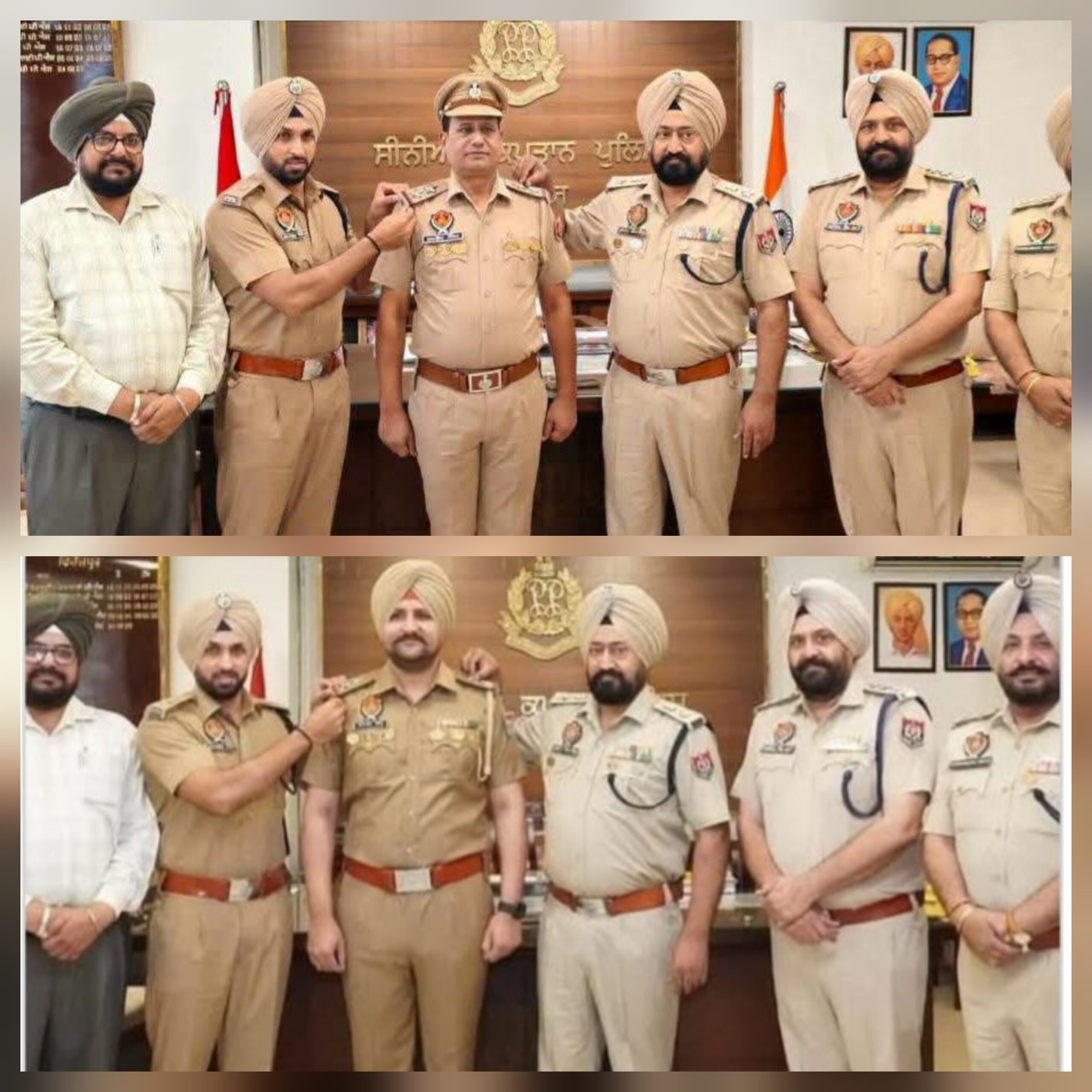 ਫਿਰੋਜ਼ਪੁਰ ਥਾਣਾ ਸਿਟੀ ਇੰਚਾਰਜ ਸੁਖਚੈਨ ਮਹਿਤਾ ਅਤੇ CIA ਇੰਚਾਰਜ ਜੀਰਾ ਗੁਰਮੀਤ ਸਿੰਘ ਬਣੇ ਸਬ-ਇੰਸਪੈਕਟਰ, SSP ਭੁਪਿੰਦਰ ਸਿੰਘ ਸਿੱਧੂ ਨੇ ਲਗਾਏ ਸਟਾਰ.