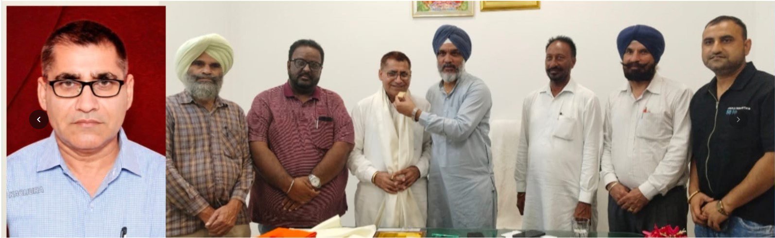 ਪੰਜਾਬ ਸਰਕਾਰ ਨੇ ਬਲਦੇਵ ਰਾਜ ਸ਼ਰਮਾਂ ਨੂੰ ਬ੍ਰਾਹਮਣ ਵੈਲਫੇਅਰ ਬੋਰਡ ਫਿਰੋਜਪੁਰ ਦਿਹਾਤੀ ਦਾ ਚੈਅਰਮੇਨ ਕੀਤਾ ਨਿਯੁਕਤ ।