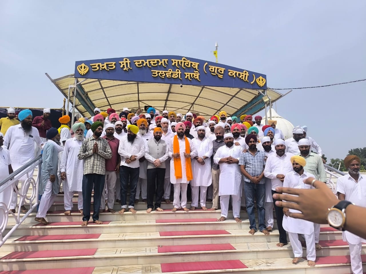 ਵਿਧਾਨ ਸਭਾ ਹਲਕਾ ਬਠਿੰਡਾ-ਦਿਹਾਤੀ ਦੇ ਹਲਕਾ ਇੰਚਾਰਜ ਗੋਪਾਲ ਸਿੰਘ ਕੋਟਫੱਤਾ ਤਖ਼ਤ ਸ੍ਰੀ ਦਮਦਮਾ ਸਾਹਿਬ ਵਿਖੇ ਹੋਏ ਨਤਮਤਸਕ।